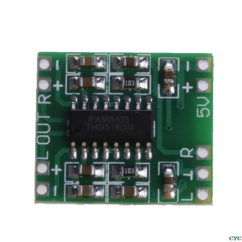 

Импорт PAM8403 чип 3 W * 2 усилитель доска Миниатюрный цифровой аудио Мощность