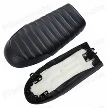 Motorcycle Accessories Vintage Cafe Racer Seat Retro Saddle Black For Honda CB350 CB400 CB500 CB550 CB750