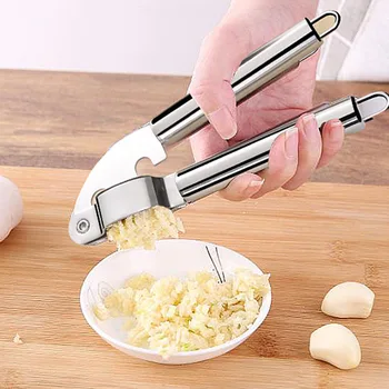 

Stainless Steel Garlic Presses Garlic Grater Mini Portable Fruit Vegetable Tools Chopper Slicer Hand Presser Grinder Crusher