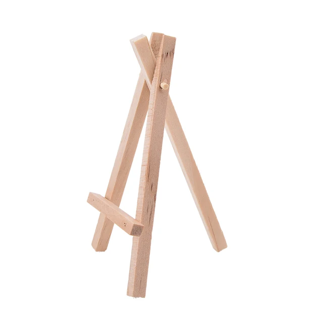 1pcs Wooden Mini Artist Easel Wood Wedding Table Card Stand Display Holder For Party Decoration 12.5*7cm 5