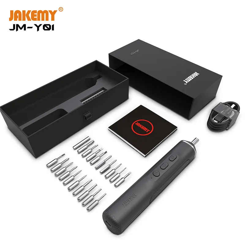 

JAKEMY Multifunctional Smart Torque Electric Screwdriver Mini JM-Y01 for Outdoor and Home Applications Disassembled Repair Tool