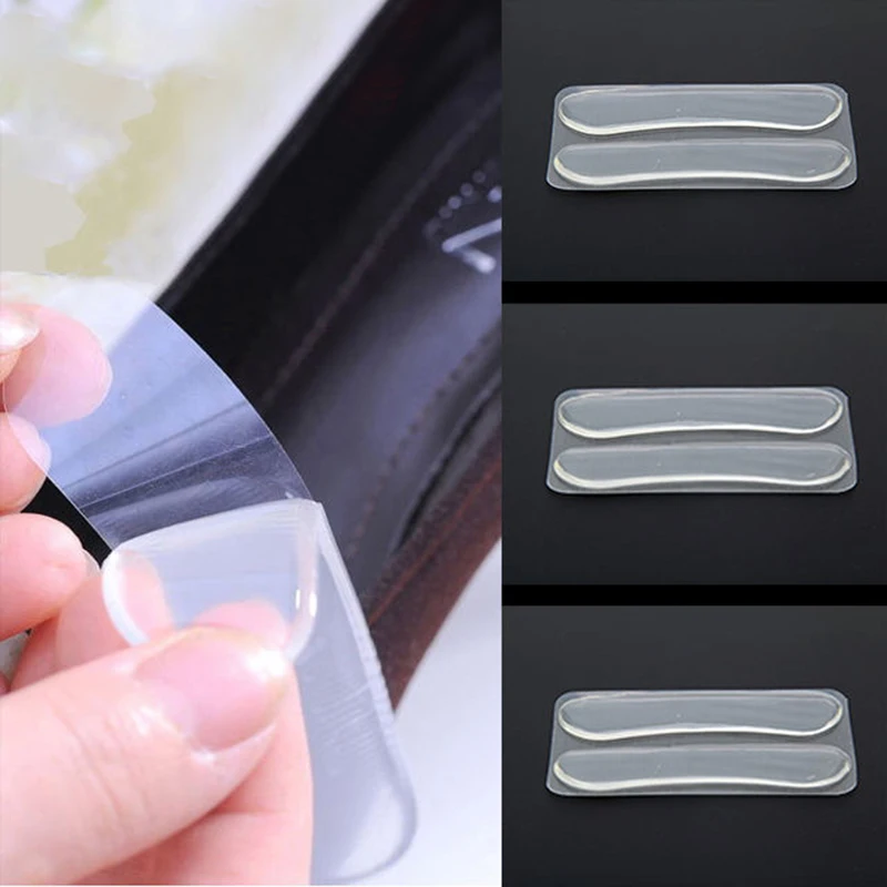 

1Pair Silicone Gel Heel Cushion protector Foot feet Care Shoe Insert Pad Insole Big Sale Silicone Pad Foot Care