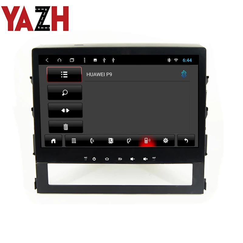 YAZH 2 Din In-dash Android 9,0 Автомобильный мультимедийный радиоприемник для Toyota Land Cruiser с камерой заднего вида/SWC/Carplay/Mirror Link