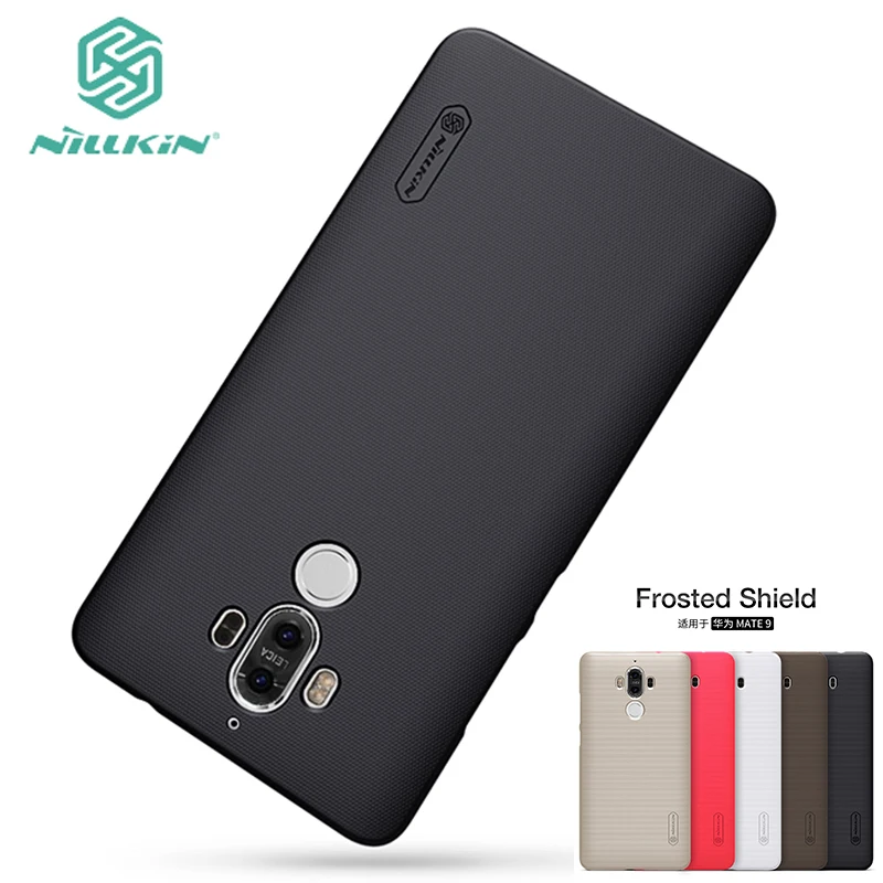 

New Arrival For Huawei Mate 9 Case Nillkin Cover Hight Quality Super Frosted Shield For Huawei Mate 9 +Screen Protector 5.9''