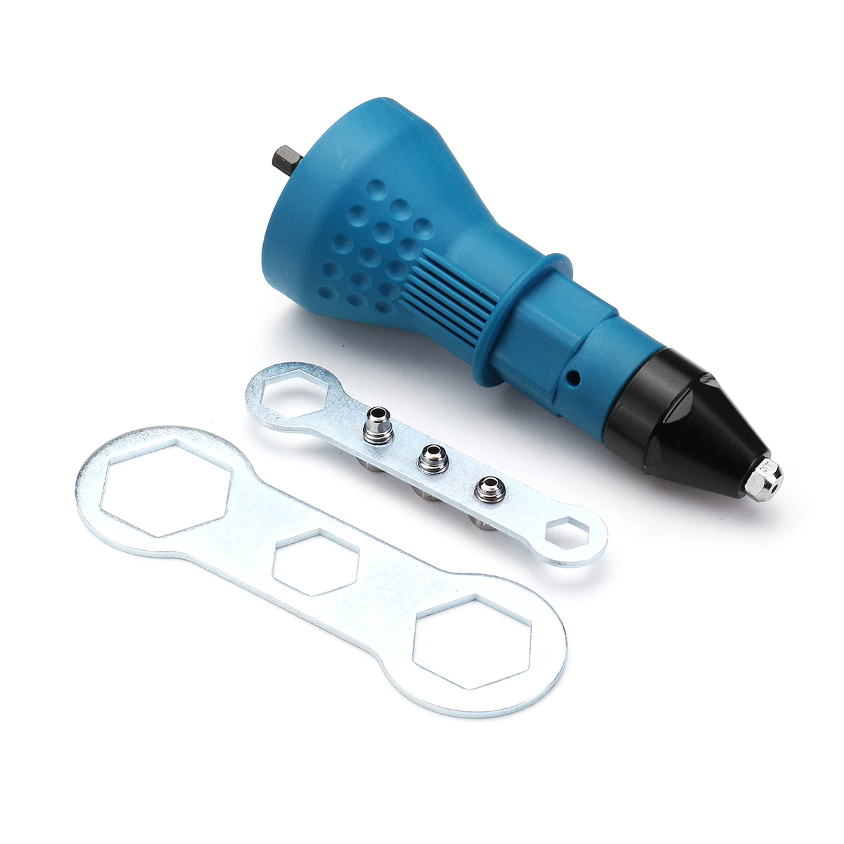 

Electric Rivet Nut Gun Riveting Tool Cordless Riveting Drill Adaptor Insert Nut Tool Multifunction Nail Gun Auto Rivet