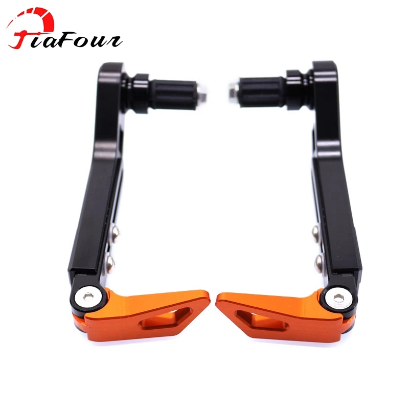 Подходит для YAMAHA YZF-R1 YZF-R3 YZF-R6 YZF-R25 YZF-R125 R1 R3 R6 R25 R125 ручки гвардии сцепные рычаги гвардии протектор - Цвет: Оранжевый