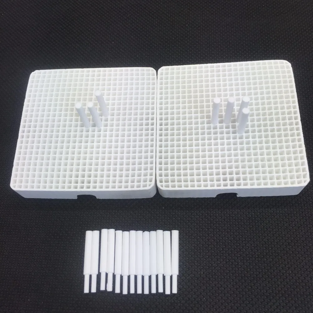 2 шт. стоматологические лабораторные сотовые квадратные обжимные лотки с 20