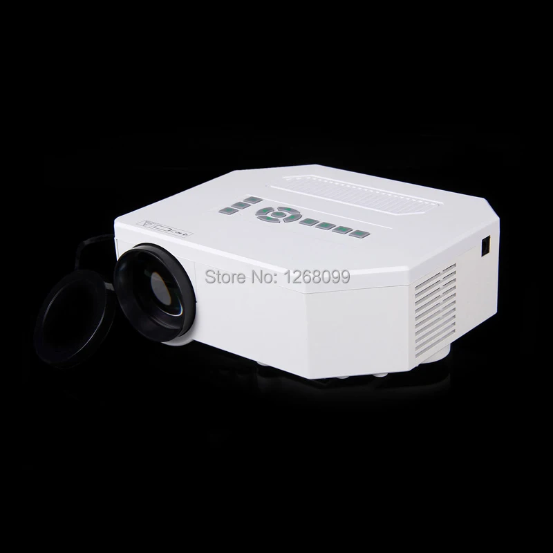 

AH 90 LED Mini Projector Mini Home Projector With The Computer VGA HDMI AV USB SD input Connections Free Shipping