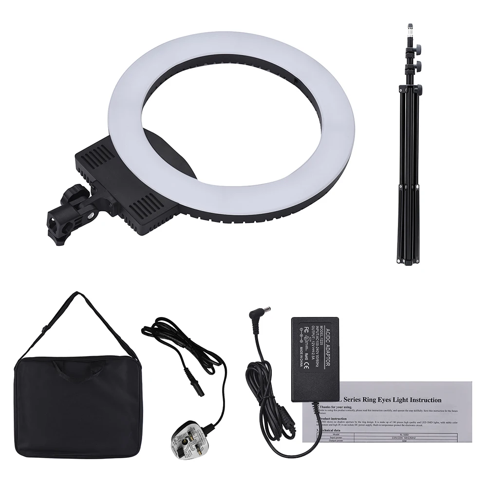 Камера andoer Photo Video Lighting Kit 36 Вт Двухцветная светодиодная кольцевая лампа с
