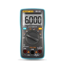 ZT102 Multimeter 6000 counts Back light AC/DC Ammeter Voltmeter Ohm Frequency Diode Temperature