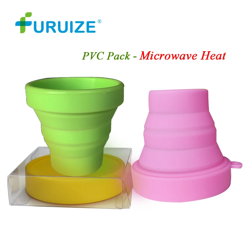 Microwave Heat Sterilizing Cup Collapsible Women Cup Menstrual