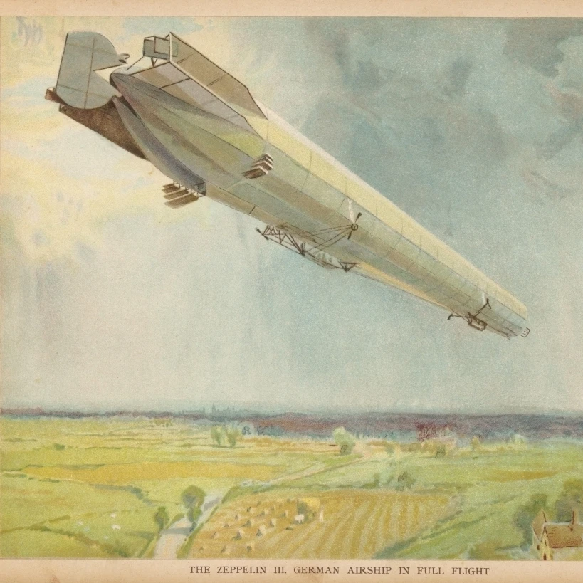 Zeppelin Lz-3 Poster Print By Mary Evans Picture Library (24 X 18)