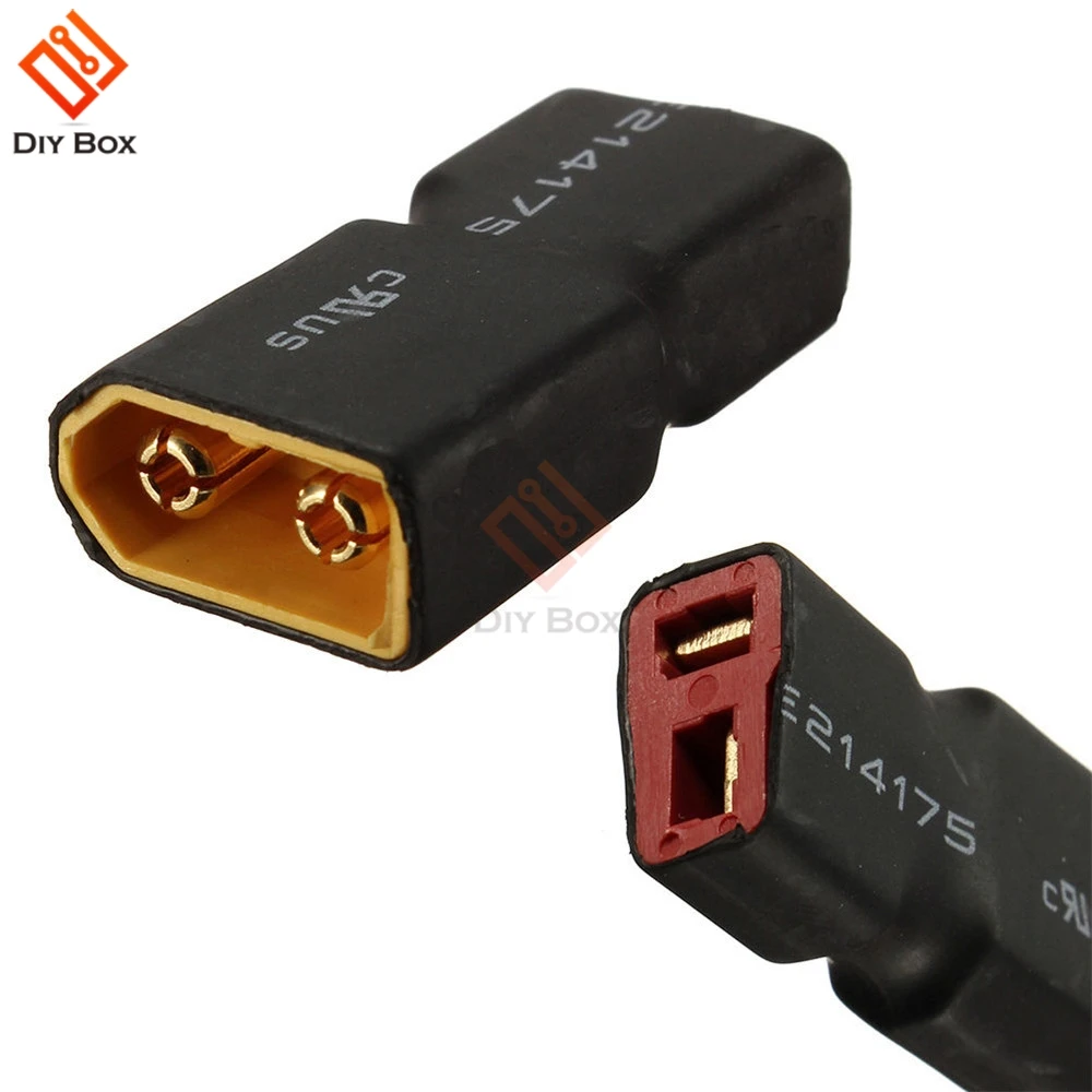 

New RC XT60 Male To Deans Plug Female T Connector Adapter Car Plane Lipo Battery