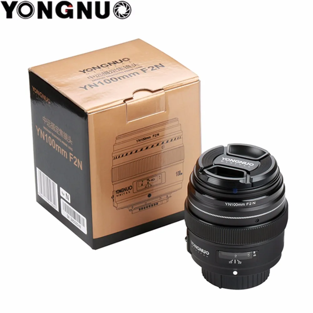 

Yongnuo 100MM F2 Lens Large Aperture AF/MF Medium Telephoto Prime Lente YN100mm For Nikon D7200 D7100 D7000 D5600