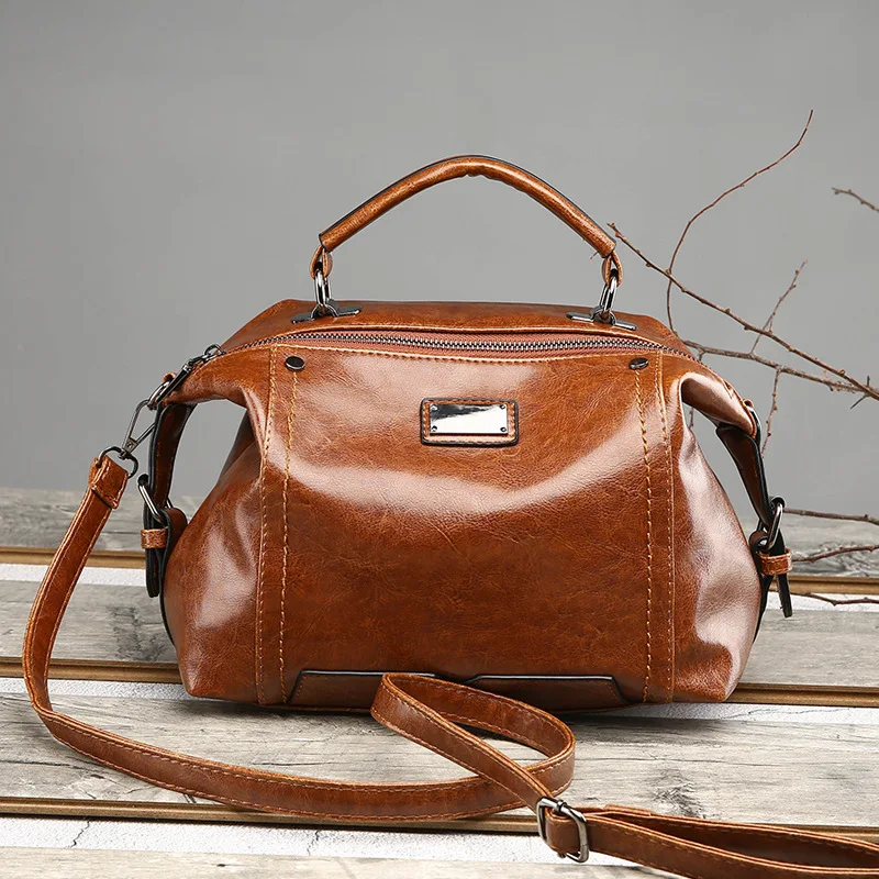 

2017 Designer Handbags High Quality Casual Women's Handbags Vintage Genuine Leather Bags For Women Messenger Crossbody Bags N163