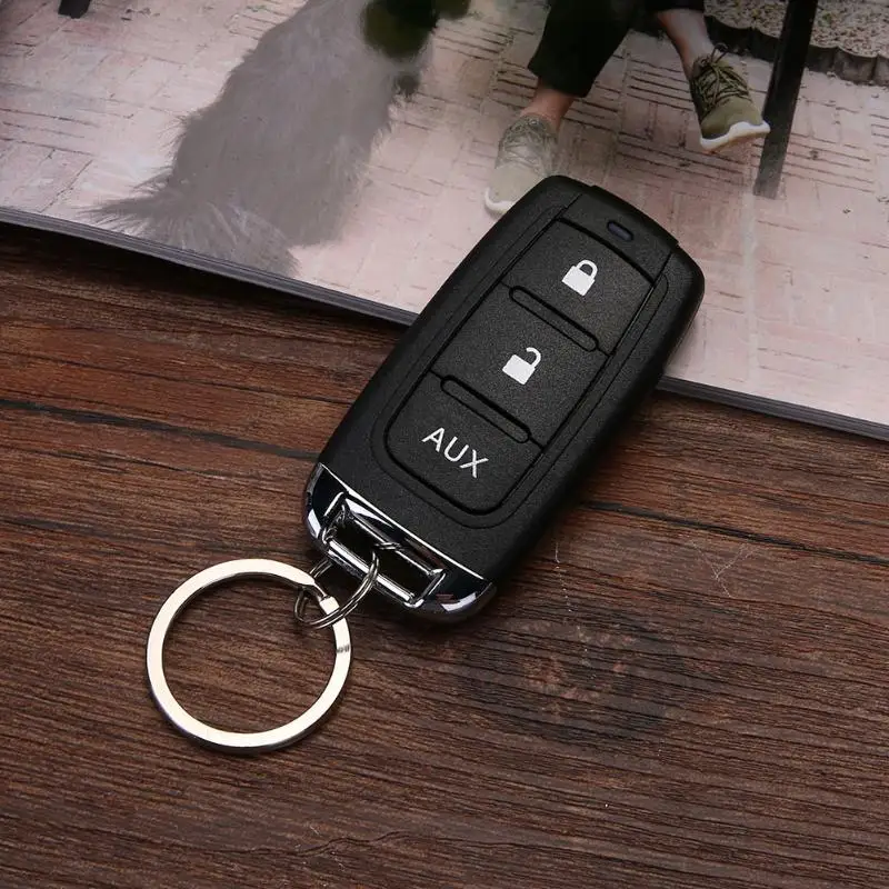 Универсальная автомобильная сигнализация автомобильный комплект дистанционного Центрального управления Дверной замок блокировка автомобиля бесключевая система входа с пультом дистанционного управления