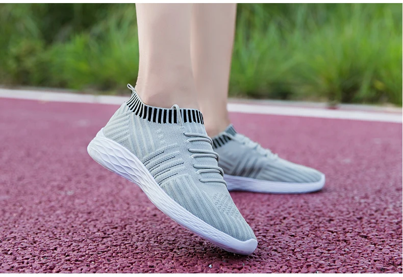 Women's Casual Shoes Woman Sneakers Socks Comfortable Soft Lady Top Quality Casual Flat Shoes Women Flats Sneakers Plus Size 41 9  (10)