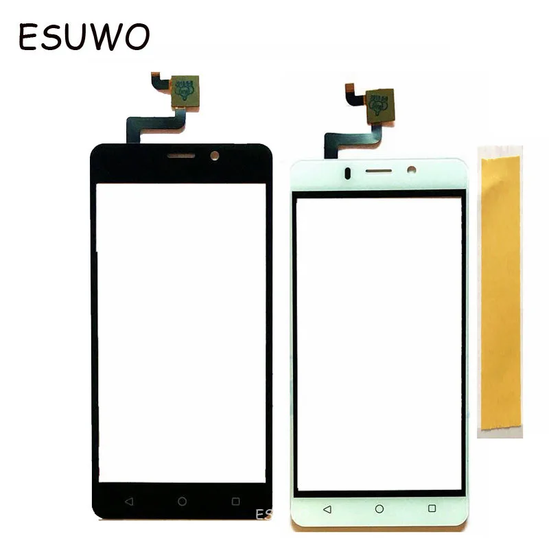 

ESUWO White Black Touch Sensor Panel For Tele2 Maxi LTE Touch Screen Digitizer Front Glass Panel Touchscreen