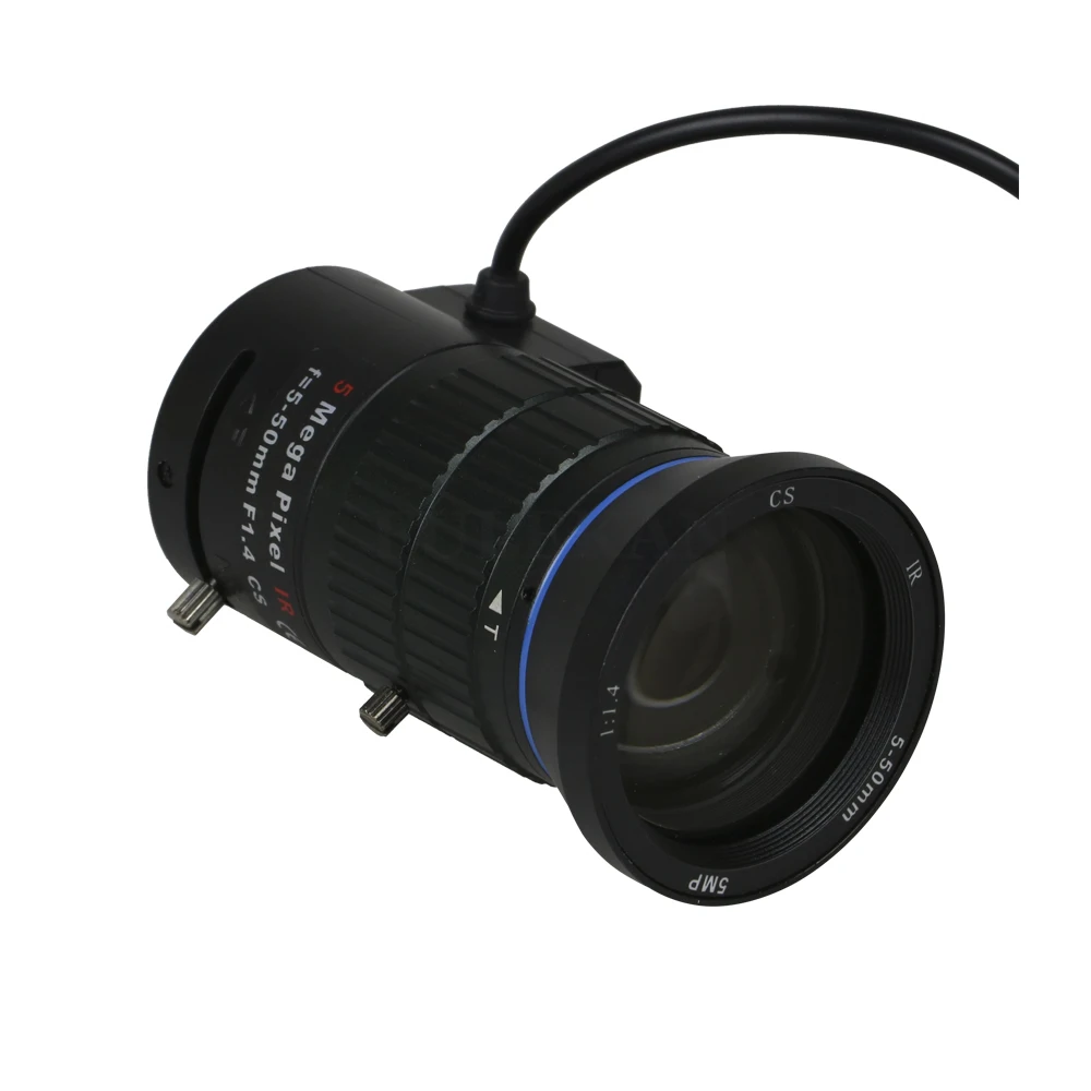 5-мегапиксельная варифокальная cctv объектив 5-50 мм CS крепление на большое расстояние DC ИРИС для IMX326/1080 P/5MP Коробка камера/IP камера