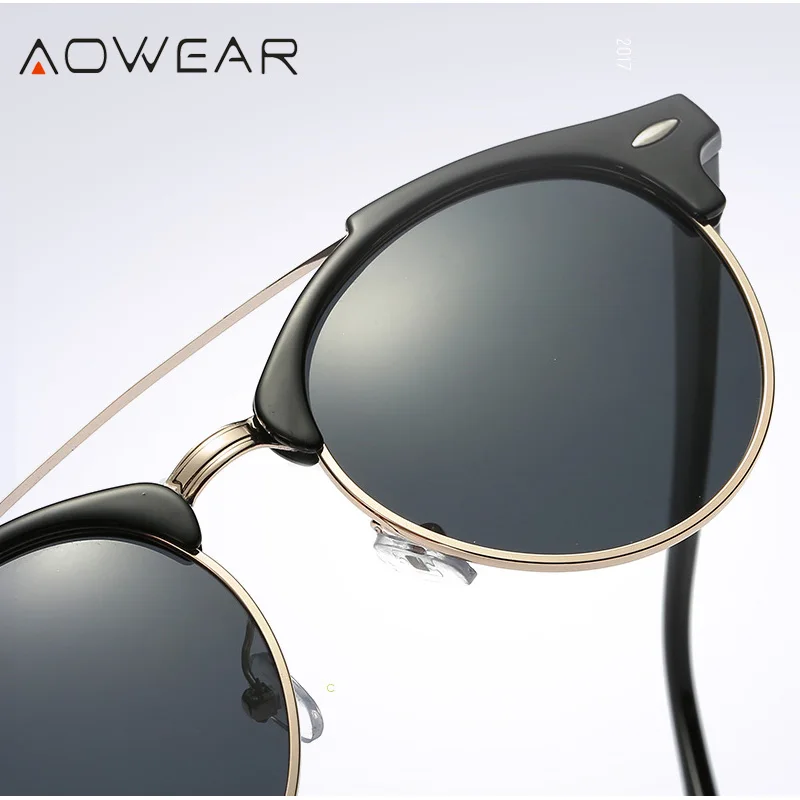 Солнцезащитные очки AOWEAR поляризационные UV400 для мужчин и женщин брендовые