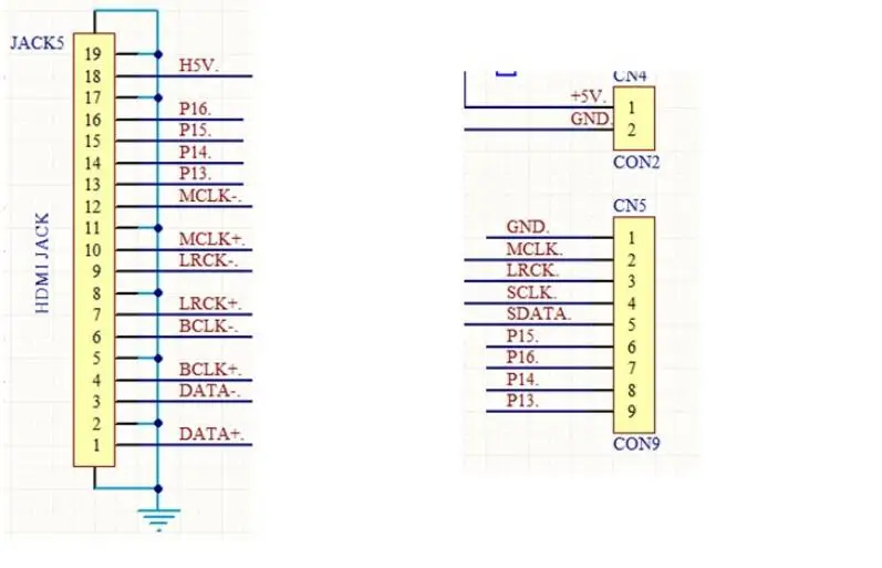 HDMI к I2S IIS DSD плата приема сигналов по поддерживает прием DC 5V|Интегральные схемы| |