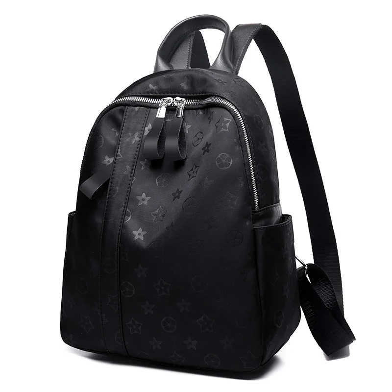 

Women Backpack for School Teenagers Girl Vintage Stylish School Bag Ladies Canvas Fabric Backpack Female Bookbag Mochila