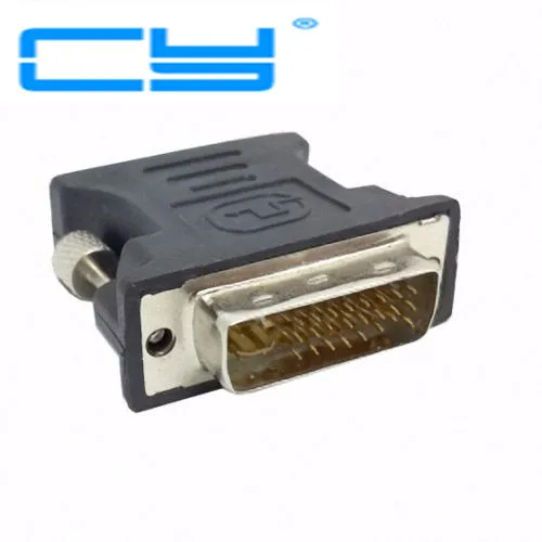 Black &amp Beige color DVI 24+5 Male to VGA Female VIDEO Monitor projector Adapter Converter dvi vga adapter connector adaptor | Компьютеры