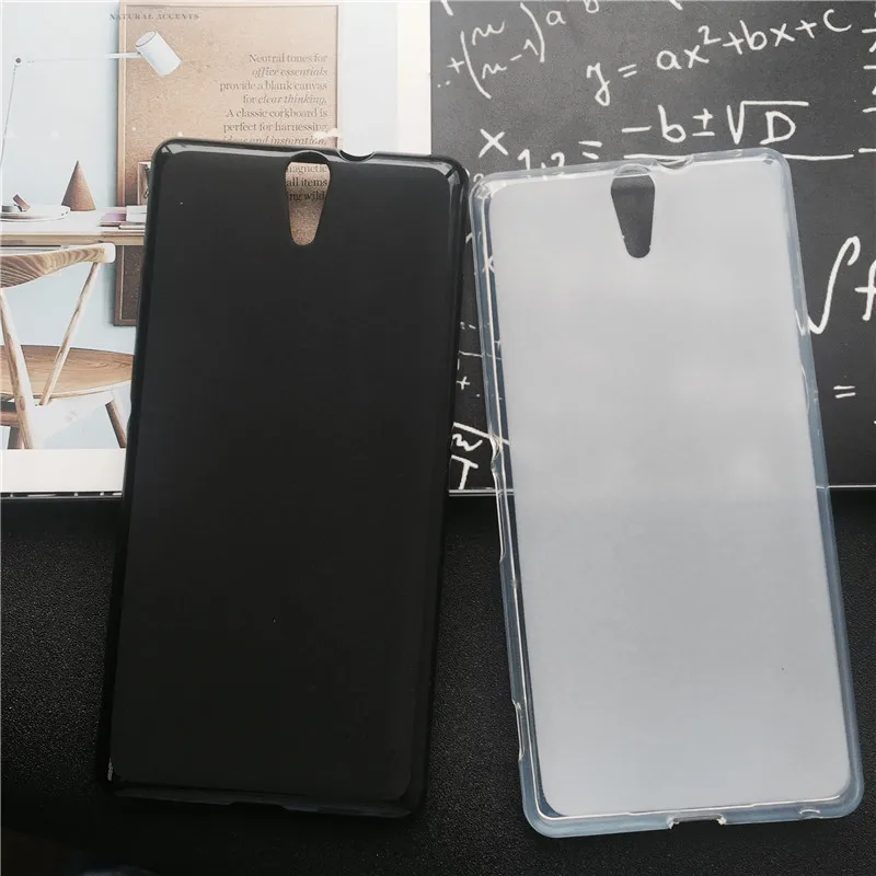 

Soft Silicone Protective Back Cover Cases for Sony Xperia C5 Ultra / Dual E5553 E5506 E5533 TPU Mobile Phone Case Black Para