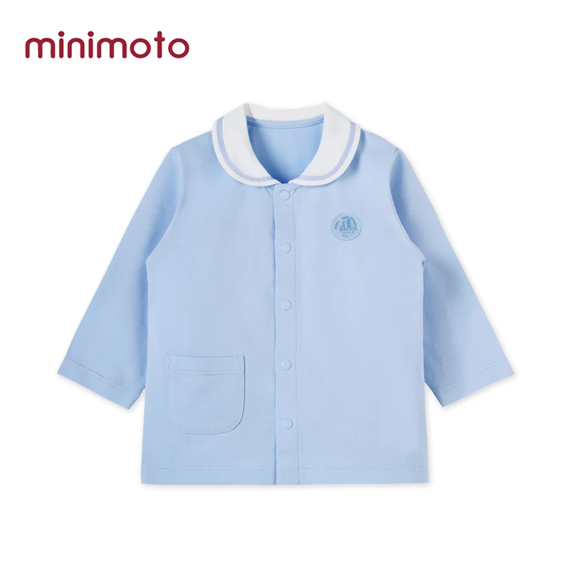 

Fashion Boy Kids T-Shirt Long Sleeve Tops Baby Newborn Tees Cotton Solid Turn-down Collar Children Costume Clothes Spring Autumn