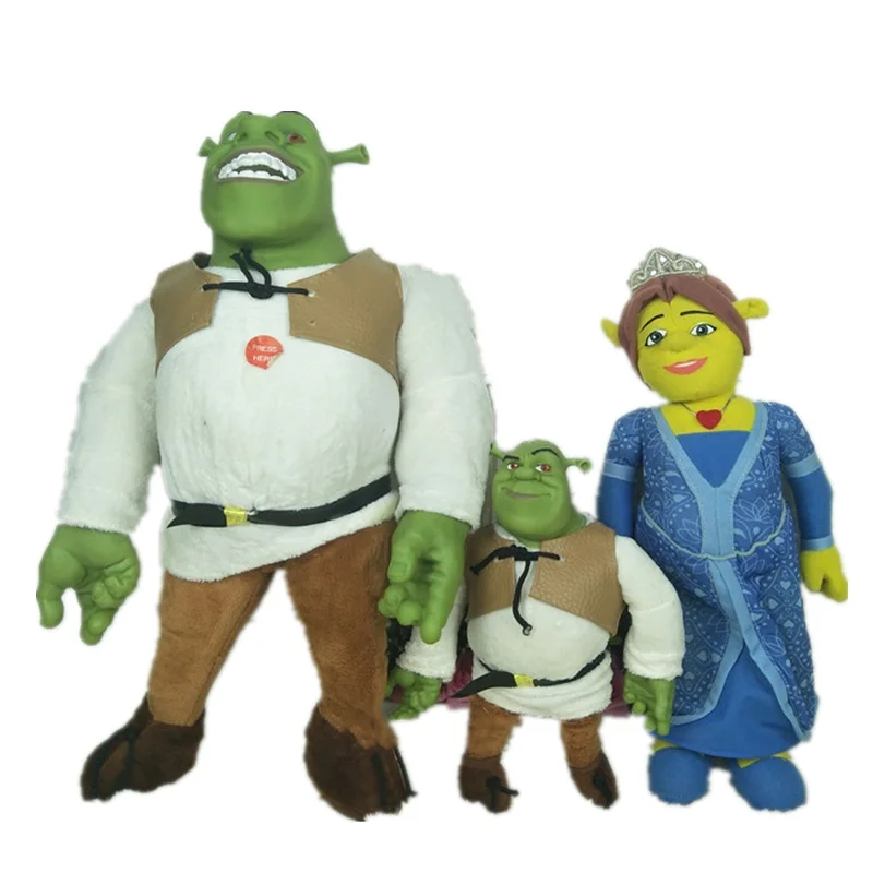 DSN Shrek Plush Doll Stuffed Toy Movies TV Plush Toys DSN Plush Doll Stuffed Toy For kids christmas Toys Gifts for Children