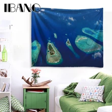 IBANO море МАНДАЛА ГОБЕЛЕН домашний настенный полотна с мандалами одеяло украшение для спальни йога коврик полиэстер скатерть