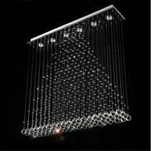Modern Romantic K9 Crystal Partition Led G10 Pendant Light for Dining Room Restaurant Entrance Droplight AC 80-265V 1250