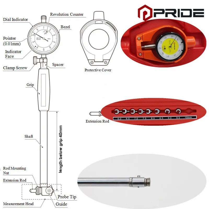 Bore Dial Gauge Diagram