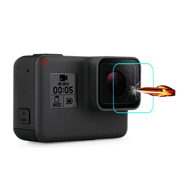 Screen + Lens Tempered Glass Portector Film For GoPro Hero 6 5 GoPro5 Glass Protection film Action Sports Camera Accessories