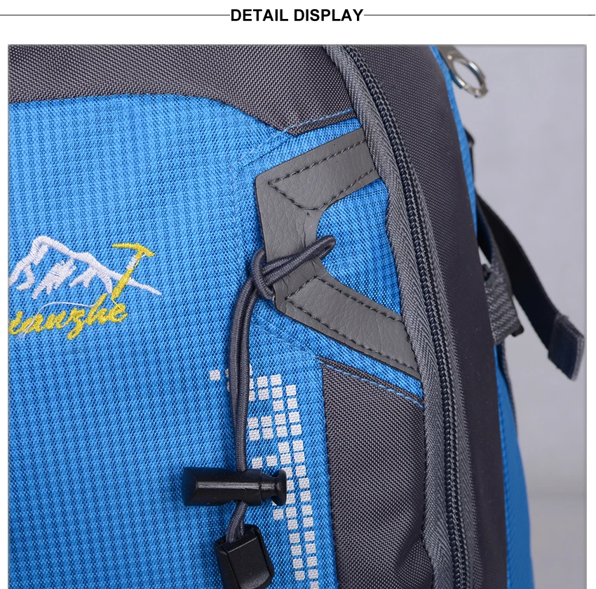 60L Outdoor Climbing Bag Backpack Camping Waterproof Backpack Mountaineering Hiking Backpacks Sport Bag Climbing Rucksack