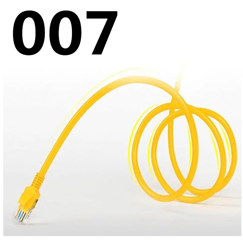 

A007 Cable High Speed 1000M RJ45 CAT6a0007 Network Flat LAN Cable UTP Patch Router Cables