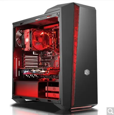 MasterBox 5t черная модульная башня с водяным охлаждением в башне | Компьютеры и офис