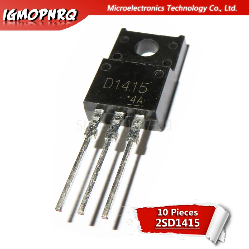 10 шт. 2SD1415 TO-220F D1415 TO220F 2SD1415A К-220 D1415A новый оригинальный
