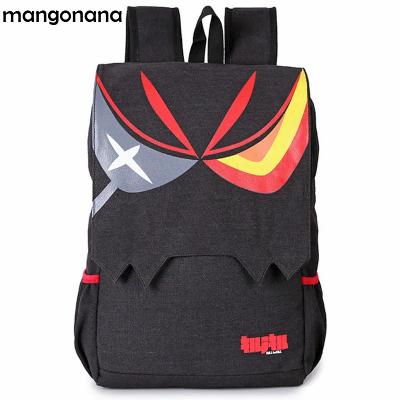 

Anime Kill La Kill Matoi Ryuko Canvas Backpack Satchel Travel Shoulder Bag Knapsack