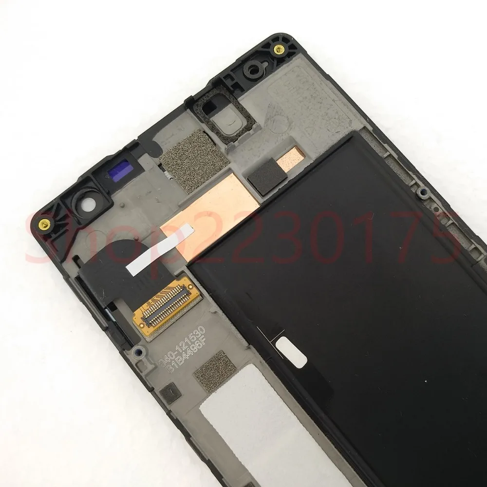 Чехол с подставкой и отделениями для карт для Nokia Lumia 730 735 RM-1038 RM-1039 RM-1040 ЖК-дисплей Дисплей кодирующий преобразователь сенсорного экрана в сборе рамка Запчасти для авто