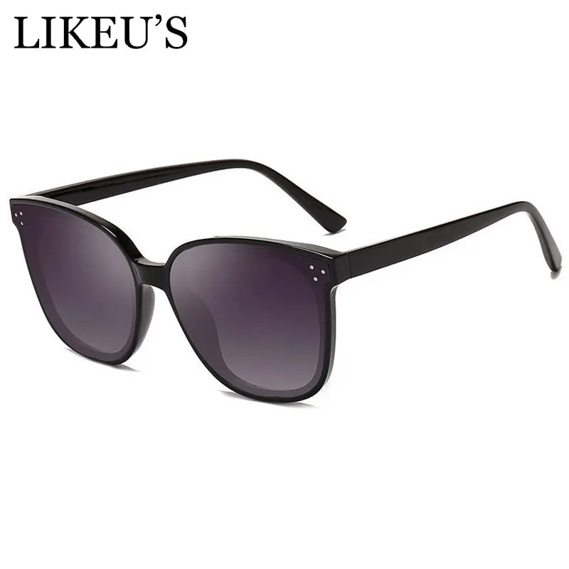Женские солнцезащитные очки LIKEU'S брендовые Lunette Femme с заклепками UV400|Женские