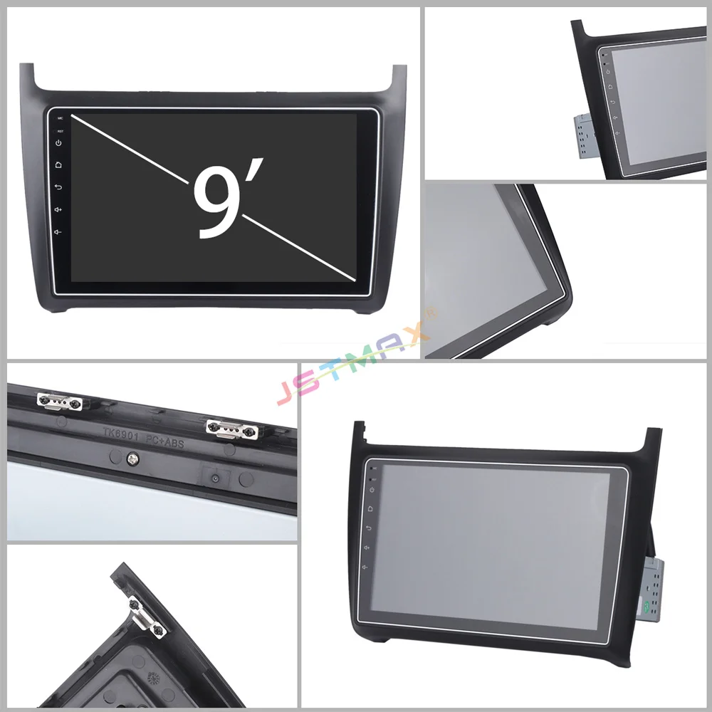 Top JSTMAX 10.2" Android 8.0 car dvd radio player for  VW New Polo 2012 2013 - 2016 gps navi Octa Core 4GB 32GB Auto Stereo(NO dvd) 13