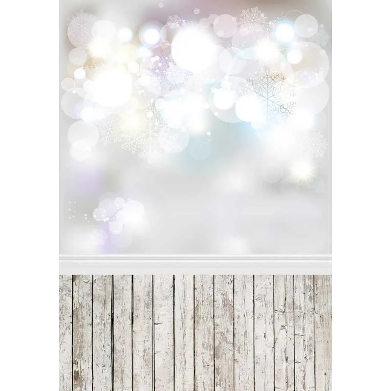 

Background photography christmas Blue pink Bokeh Bubble snowflake wood floor photo Backdrop Children baby props Studio Photo