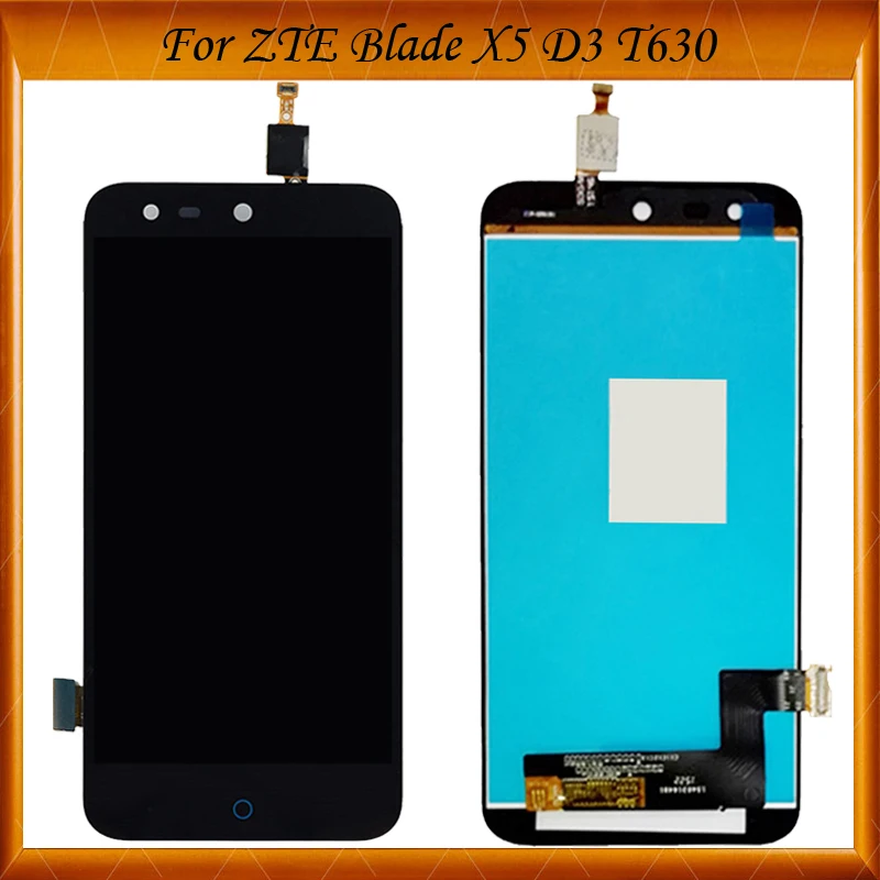 

5.0 inch For ZTE Blade X5 /Blade D3 T630 LCD display and Touch Screen Assembly Perfect For ZTE Blade X5