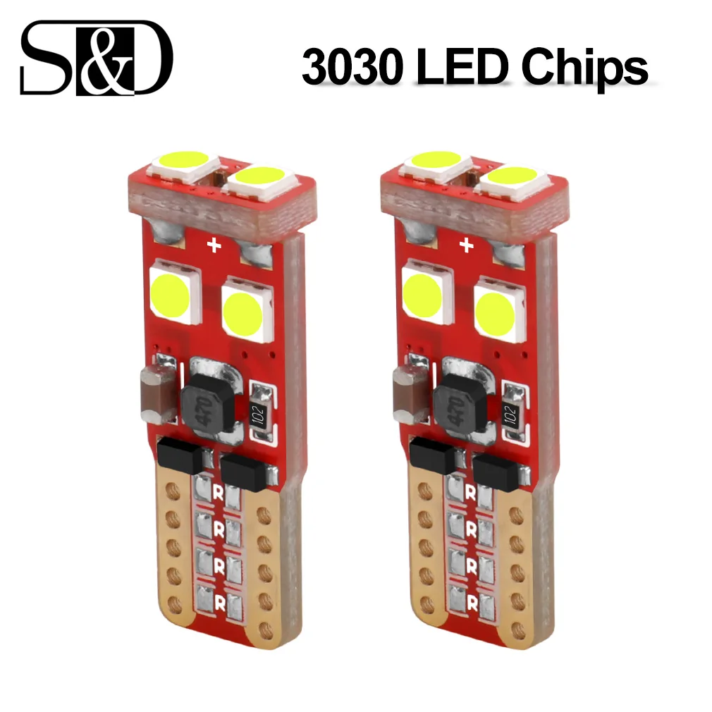 

2Pcs Canbus T10 LED W5W WY5W 501 168 LED Car Reading Dome Lights Auto Marker Lamp Wedge Side Bulbs White Red Yellow Blue 12V