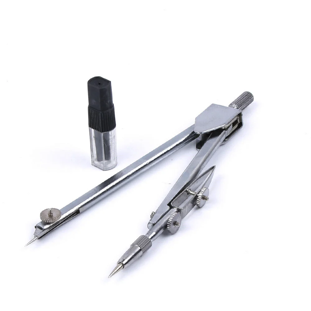 

1PC Useful Metal Drafting Drawing Compasses School Math Geometry Teaching Study Mathematics Gift School Office Tool