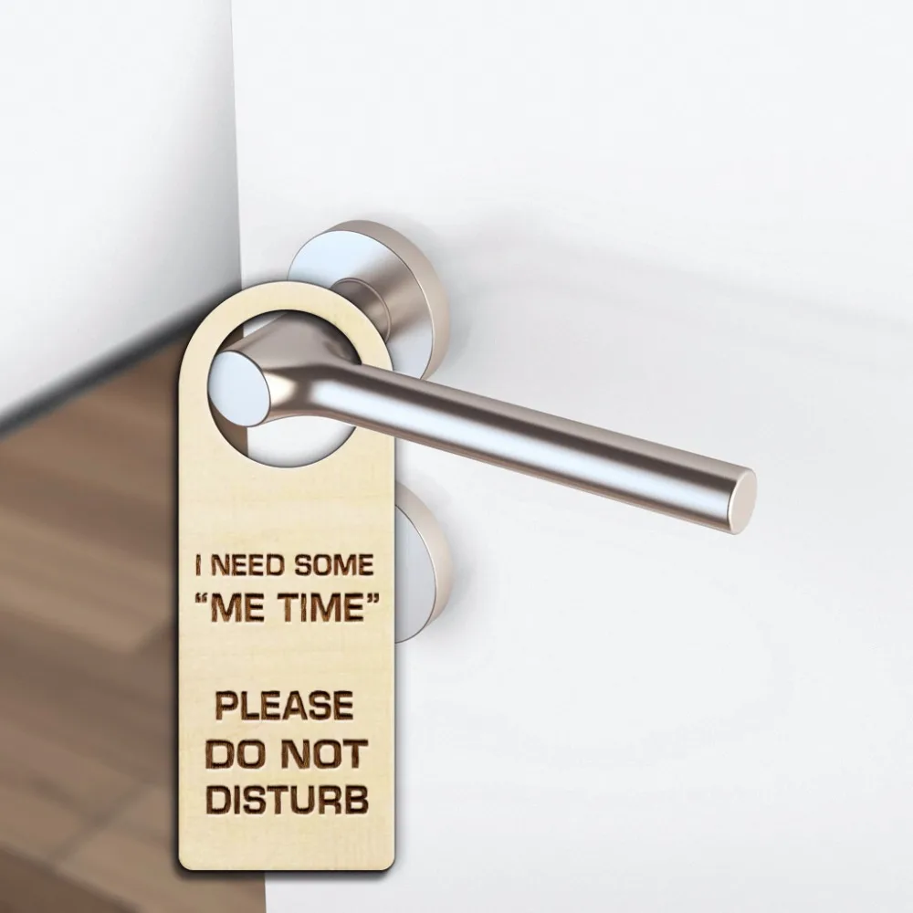 

Wooden Door Hanger "PLEASE DO NOT DISTURB" Plaque Sign Craft Supplies Decoration Wood Natural Rustic Ornaments New Decor