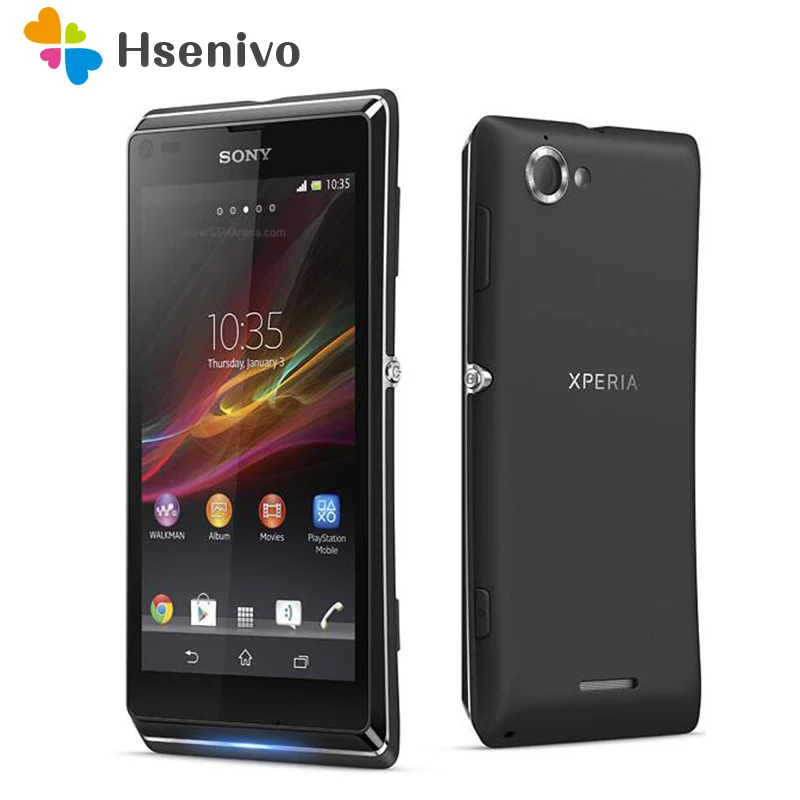  C2105 Sony Xperia L S36H Original Unlocked C210X GSM 3G Android Smartphone 1GB RAM 8GB ROM 4.3