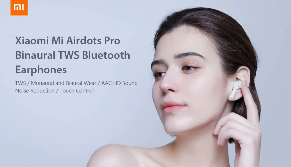 Оригинальные наушники Xiaomi Air TWS, беспроводные наушники с Bluetooth 4,2, наушники с шумоподавлением, смарт-сенсорные, двусторонние наушники для звонков