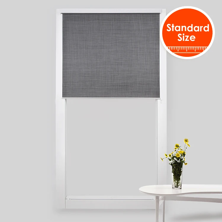 

SCHRLING Contemp Soil sunscreen texture Linen feeling Roller blinds curtains for living room sunshade on Windows High Quanlity